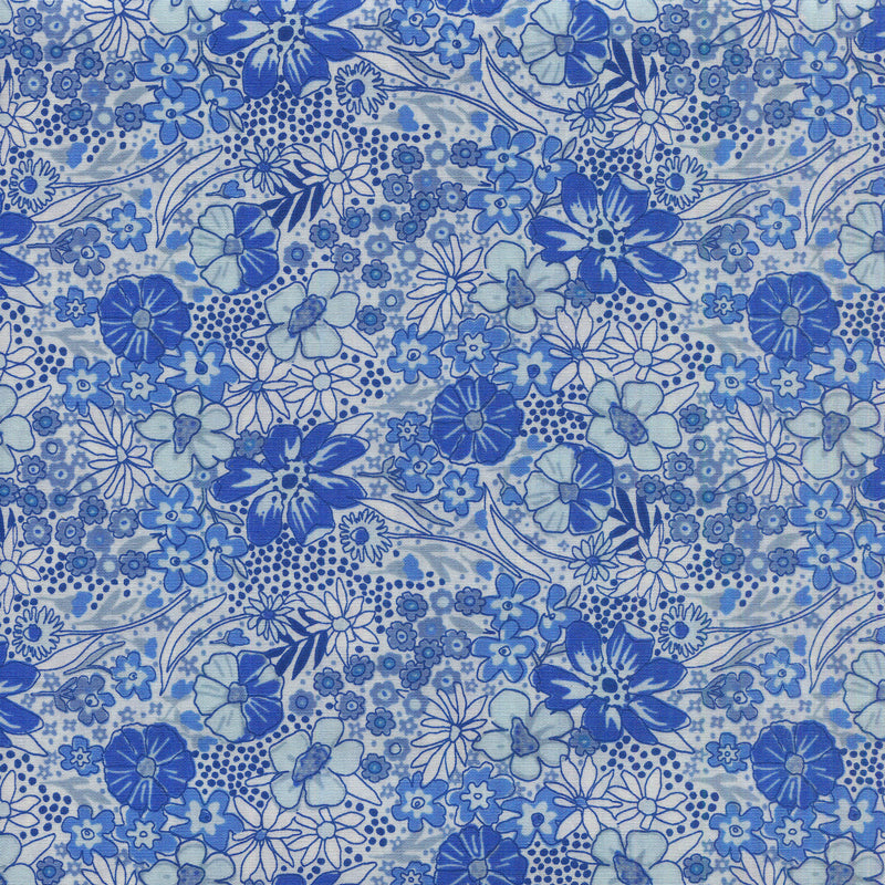 True Blue- 1/2 yard - #967K