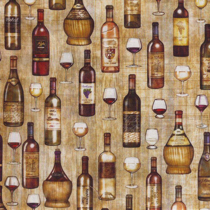 A Little Wine - 1/2 yard - #1733L