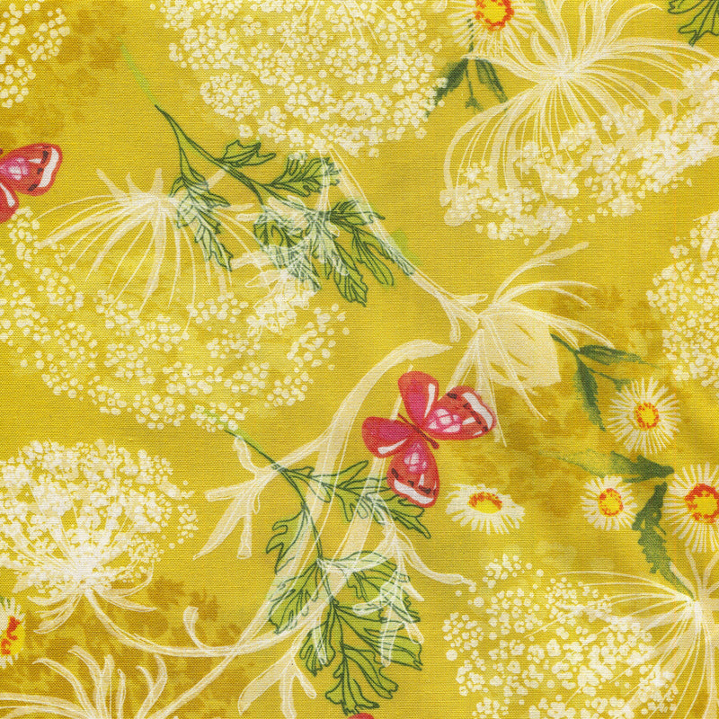 Wild Blossoms - 1/2 yard - #348K
