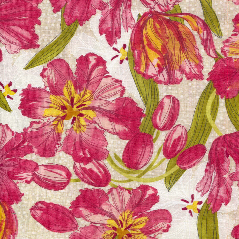 Tulip Tango - 1/2 yard - #554L